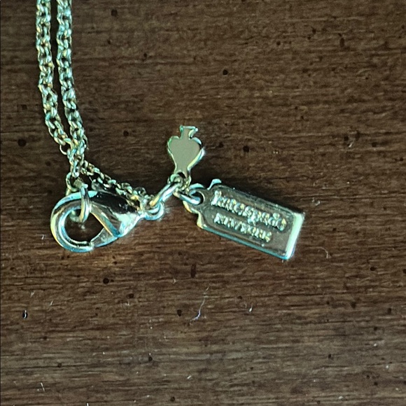 Kate Spade Gold French Bulldog Pendant Necklace - Picture 2 of 4